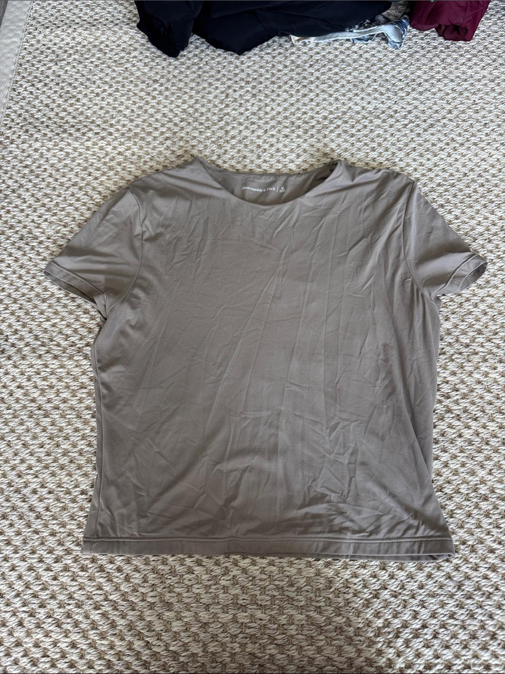 Abercrombie & Fitch Women's Short Sleeve Tee - Taupe
